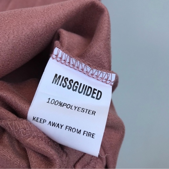 Missguided Dusty Pink Cutout Midi Dress – Bodycon, Date Night / Event Dress - Picture 6 of 7